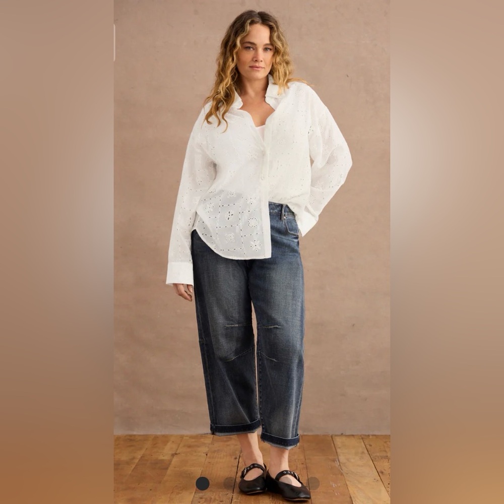 💙CAbi Cooper Barrel Jeans Size 4
